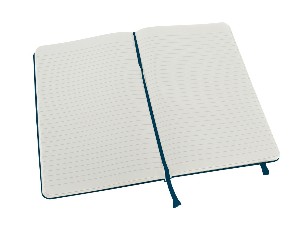 Записная книжка Moleskine Classic (в линейку) в твердой обложке, Large (13х21см), сапфир-2