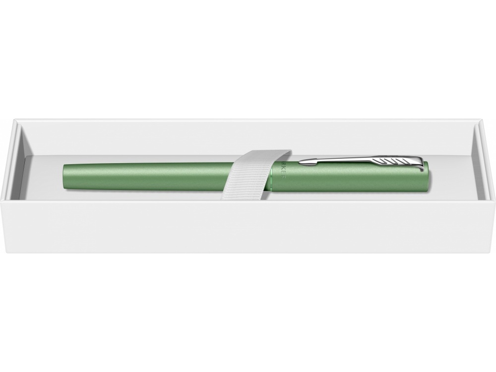Ручка-роллер Parker Vector XL Green CT, цвет чернил black, стержень: F, в подарочной упаковке.-11