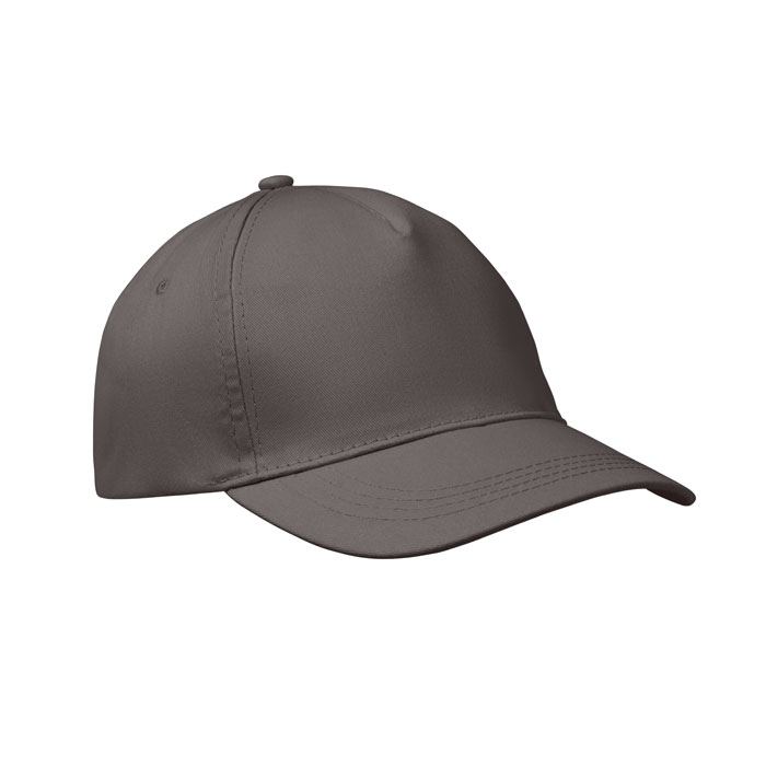 5 panel baseball cap, каменный серый-0