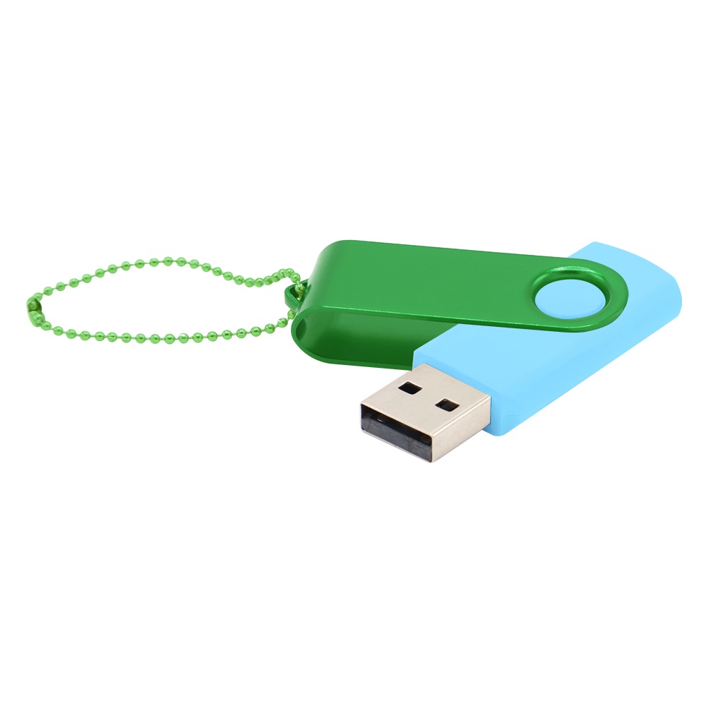 Флешка Designer To Go 2.0 USB 16Gb, Голубой/Зеленый-0