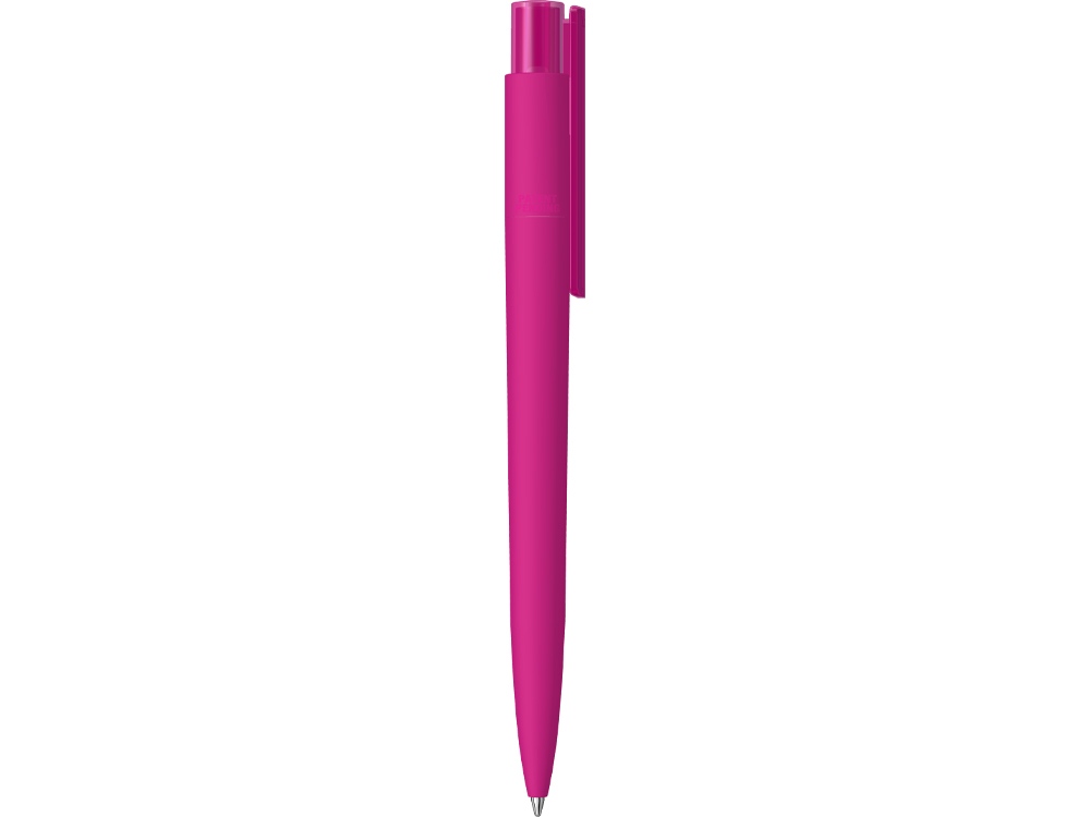 Шариковая ручка RECYCLED PET PEN PRO K transparent GUM soft-touch, розовый-1