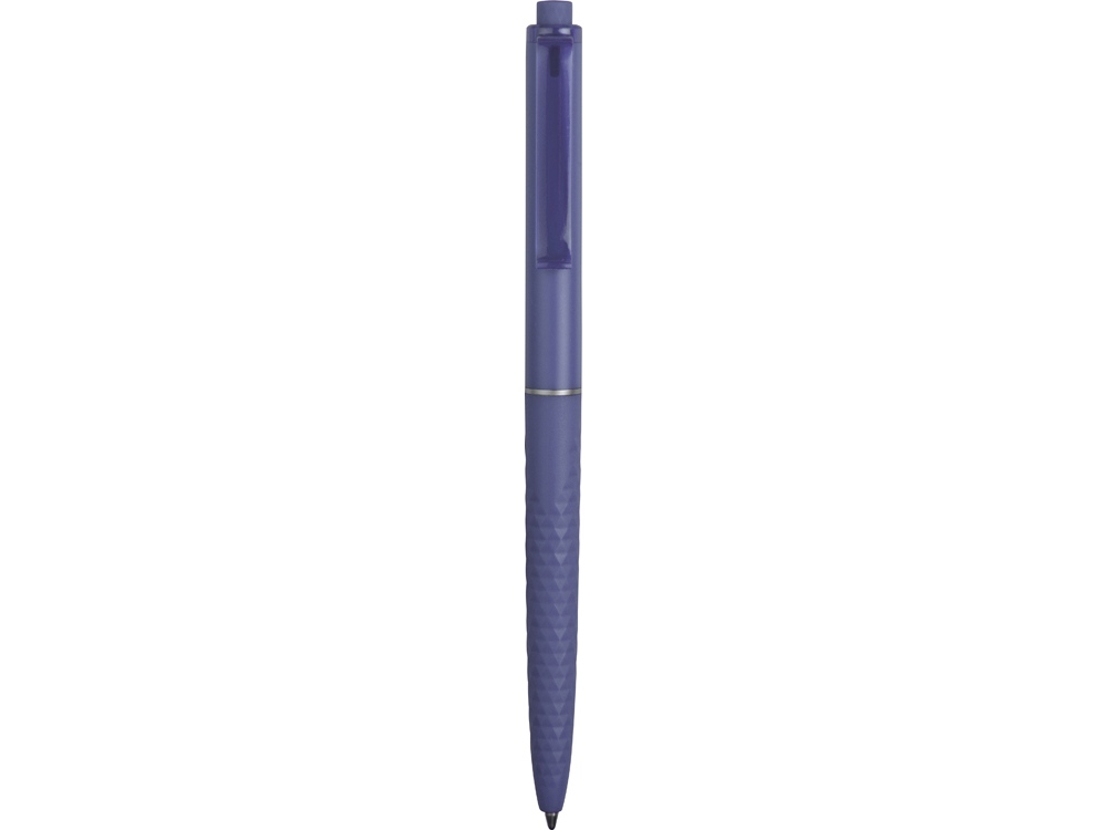 Ручка пластиковая soft-touch шариковая Plane, синий-1