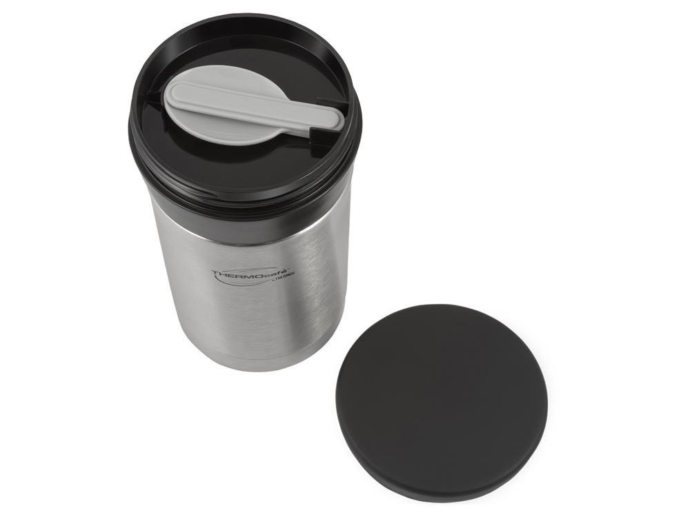 Термос из нерж. стали для еды тм ThermoCafe DFJ-500 food flask, 0.5L, металлический-1