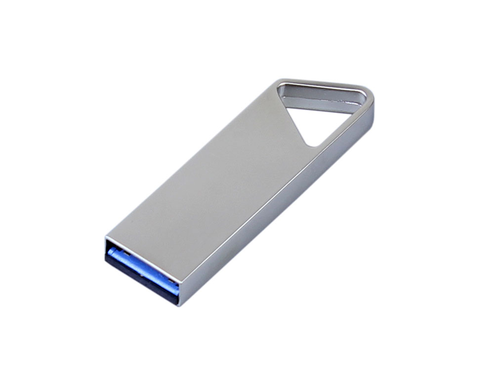 USB 2.0-флешка на 64 Гб с мини чипом, компактный дизайн, отверстие треугольной формы для цепочки-1
