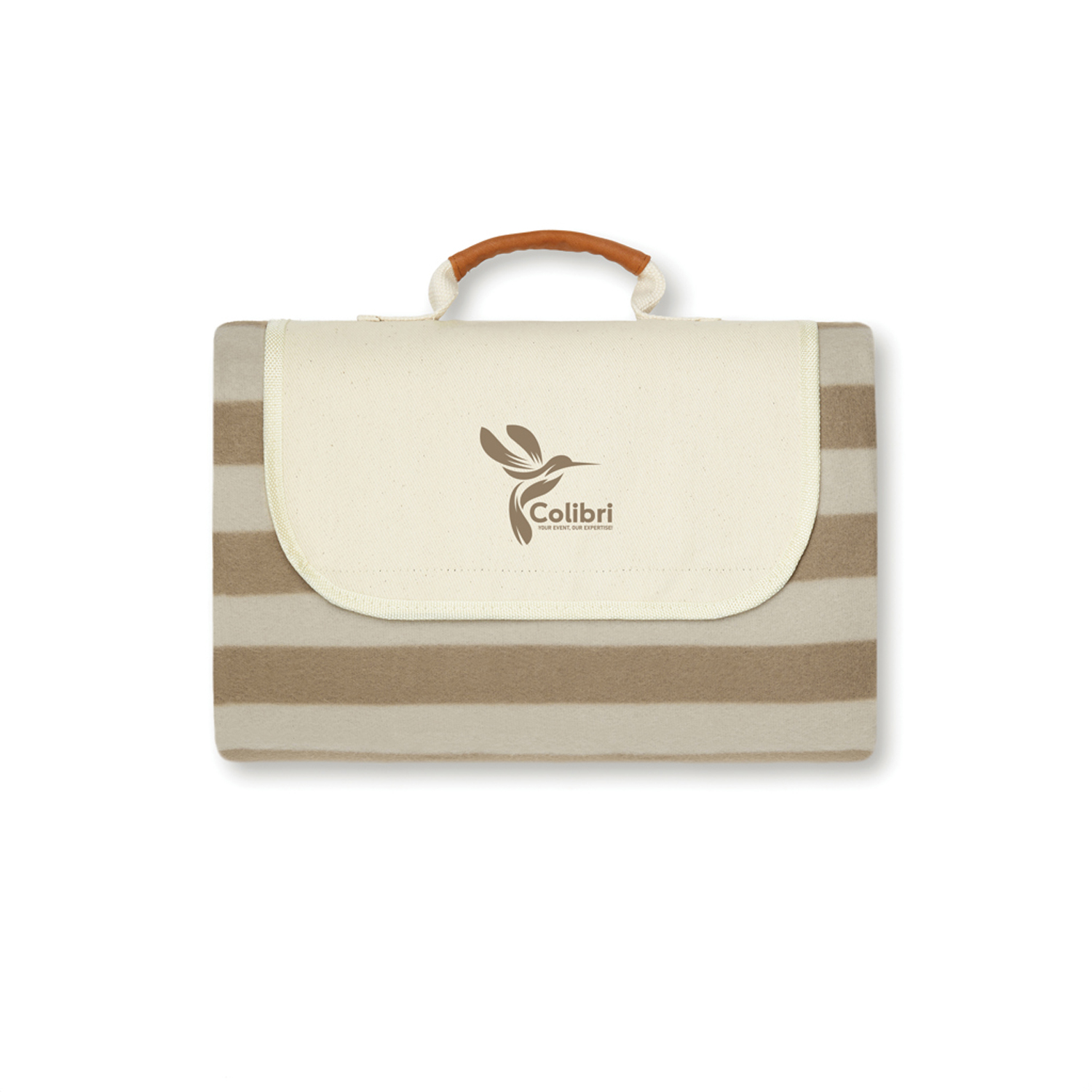 Плед для пикника VINGA Alba из rPET GRS, 110х110 см-1