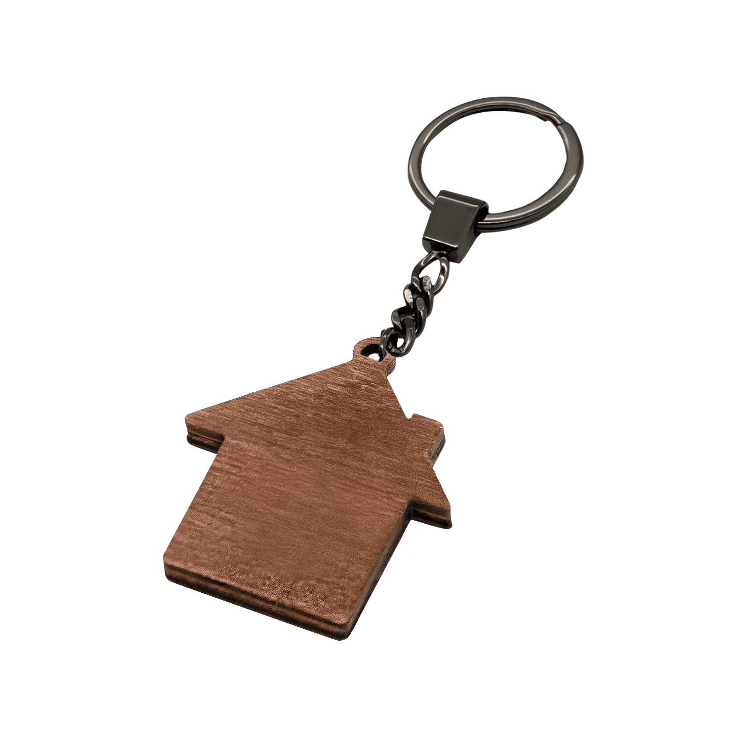 Брелок-обвес Дом (красный с золотом)-3