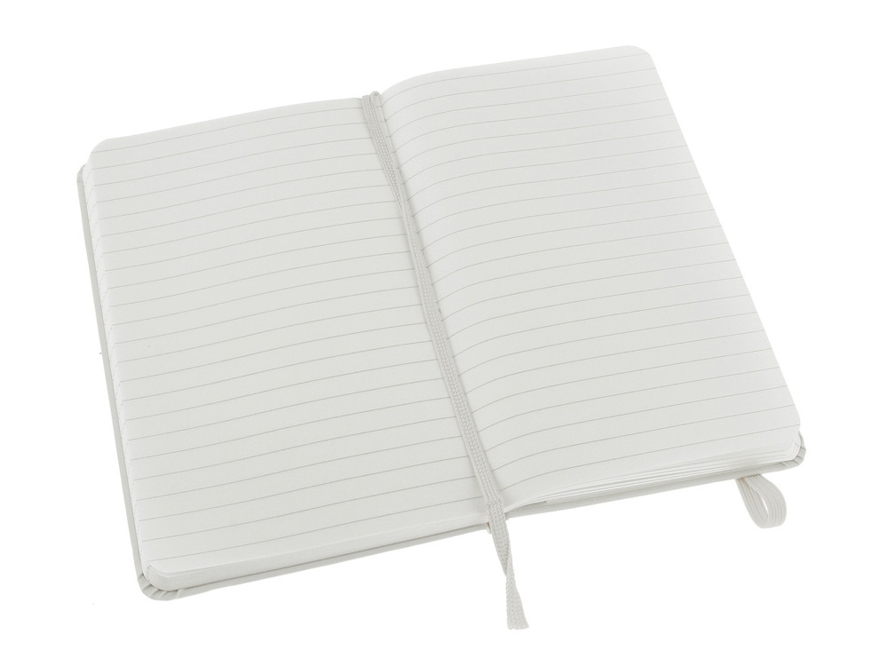 Записная книжка Moleskine Classic (в линейку) в твердой обложке, Pocket (9x14см), белый-2