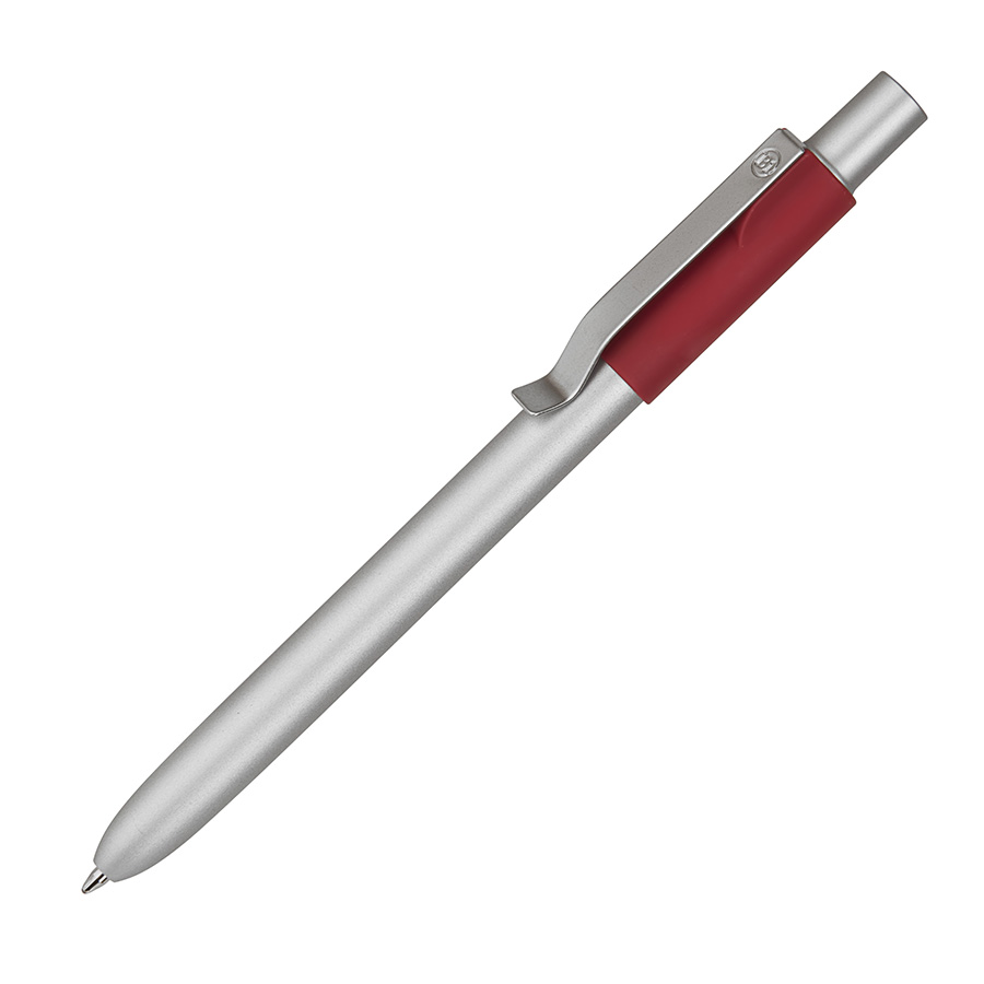 Ручка шариковая STAPLE MATT, ярко-красный-0