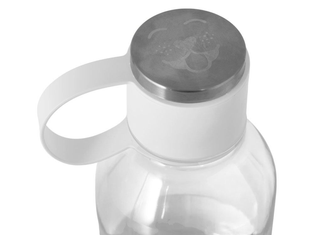 Бутылка для воды 2-в-1 Dog Bowl Bottle со съемной миской для питомцев, 1500 мл, белый с гравировкой-1