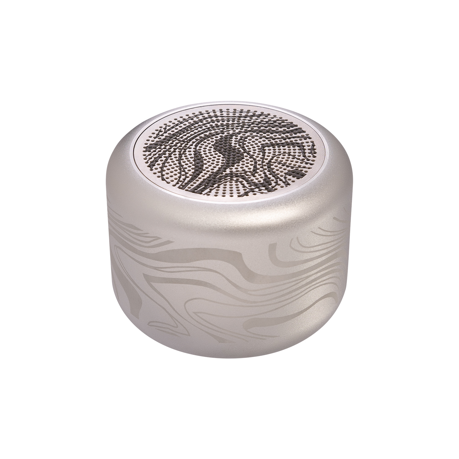 Беспроводная колонка Пэшн (Passion) 80dB 600 mAh (Bluetooth 5.0), серебряная-10