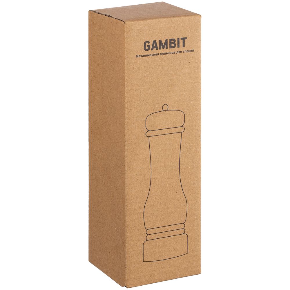 Механическая мельница для специй Gambit, черная-4