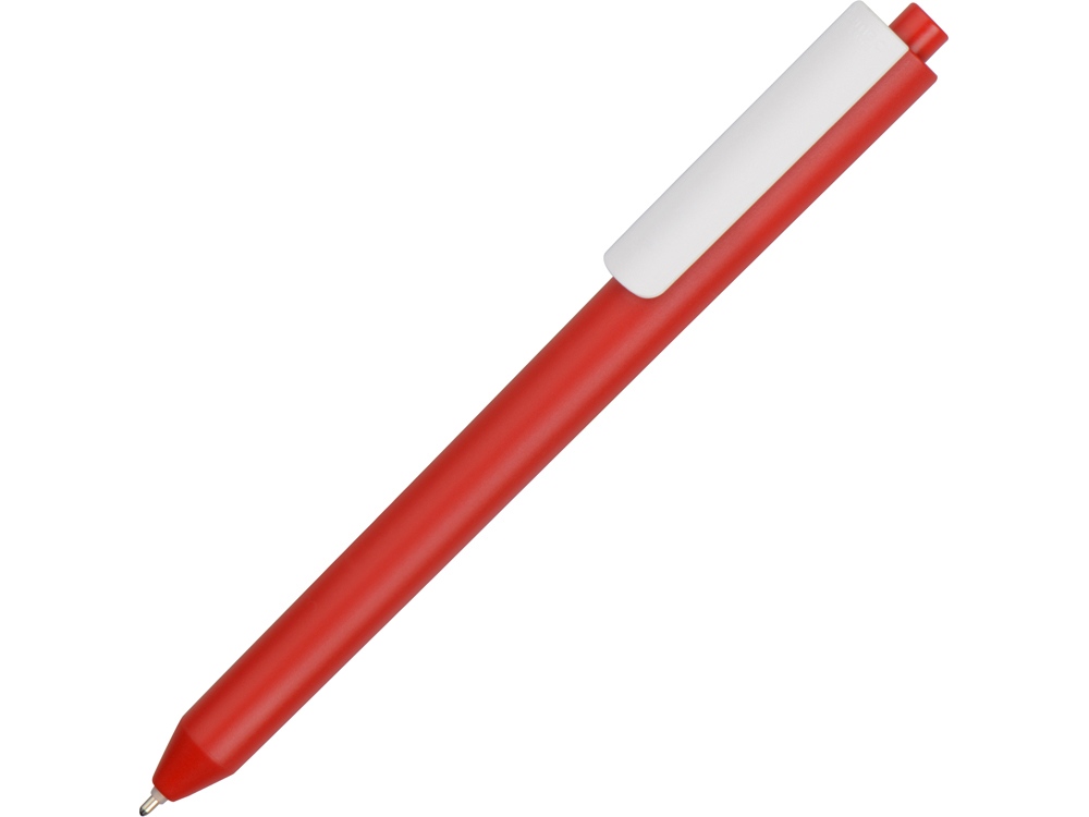Ручка шариковая Pigra модель P03 PMM, красный/белый-0