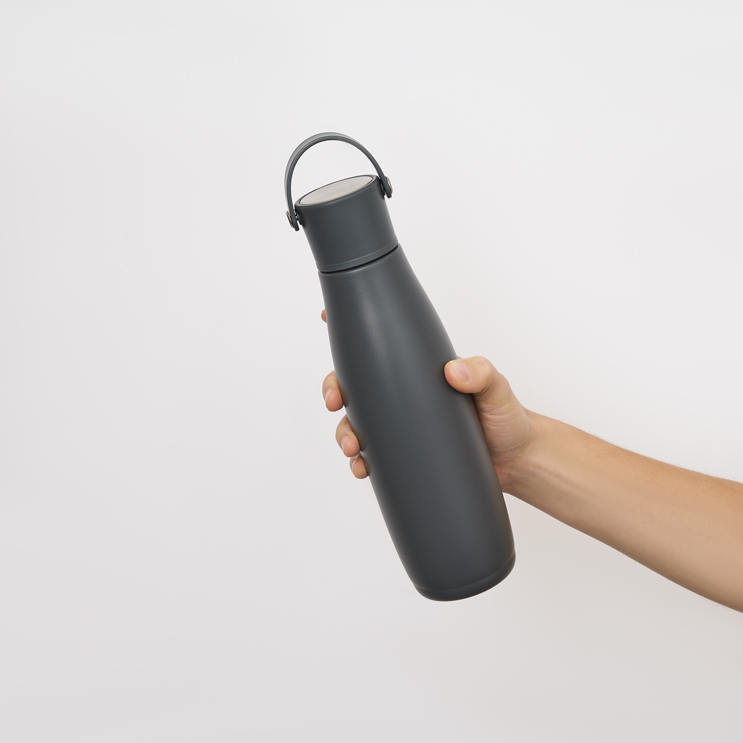 Термобутылка вакуумная герметичная Боска (Bosca), серая-13