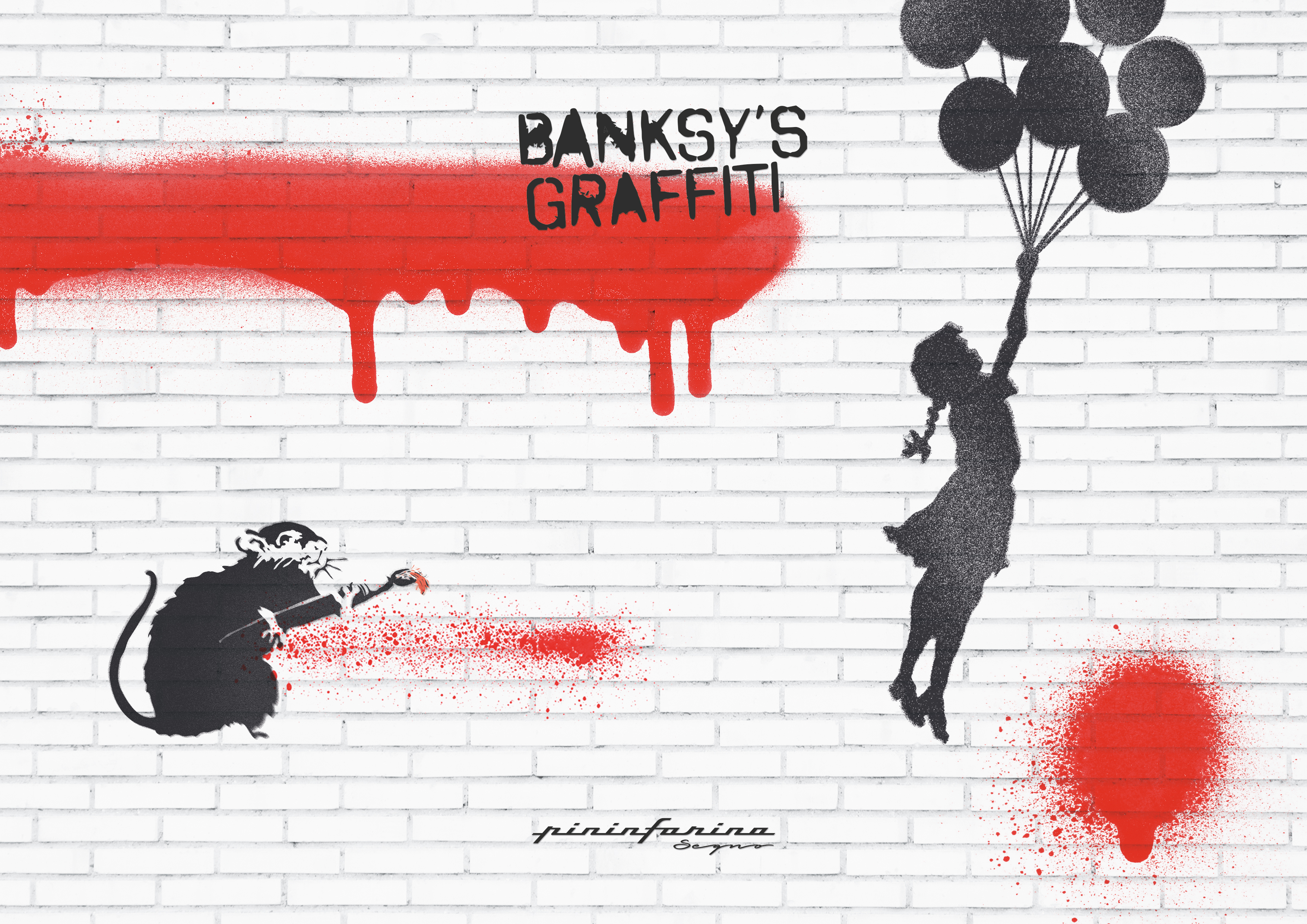 Тетрадь Pininfarina Stone Paper Banksy Крыса 14х21см каменная бумага, 64 листа, линованная-8