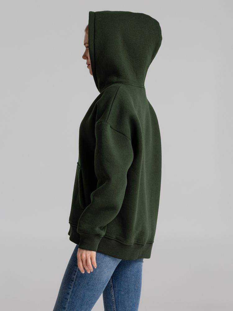 Худи Kulonga Oversize, темно-зеленый (хаки)-8