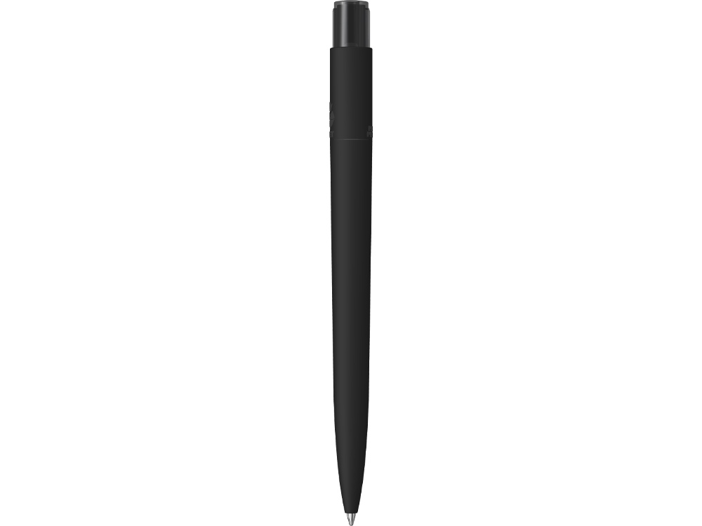 Шариковая ручка RECYCLED PET PEN PRO K transparent GUM soft-touch, черный-2