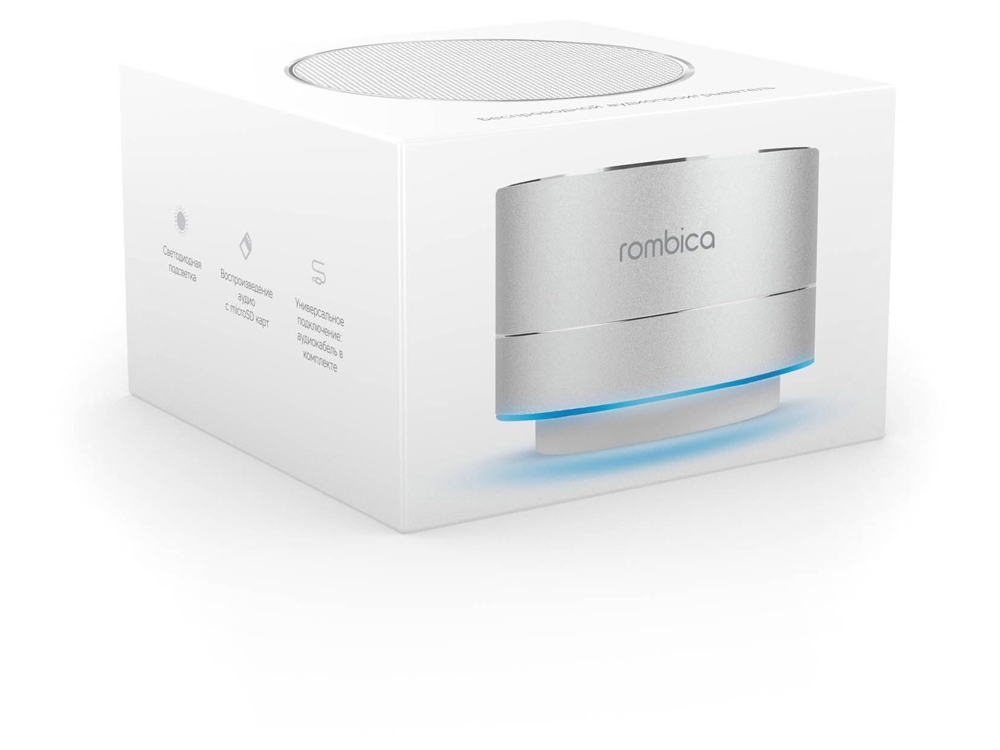 Портативная акустика Rombica Mysound BT-03 2C, серебристый-4