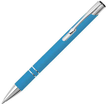 Ручка шариковая Legend Soft Touch, Голубой-0