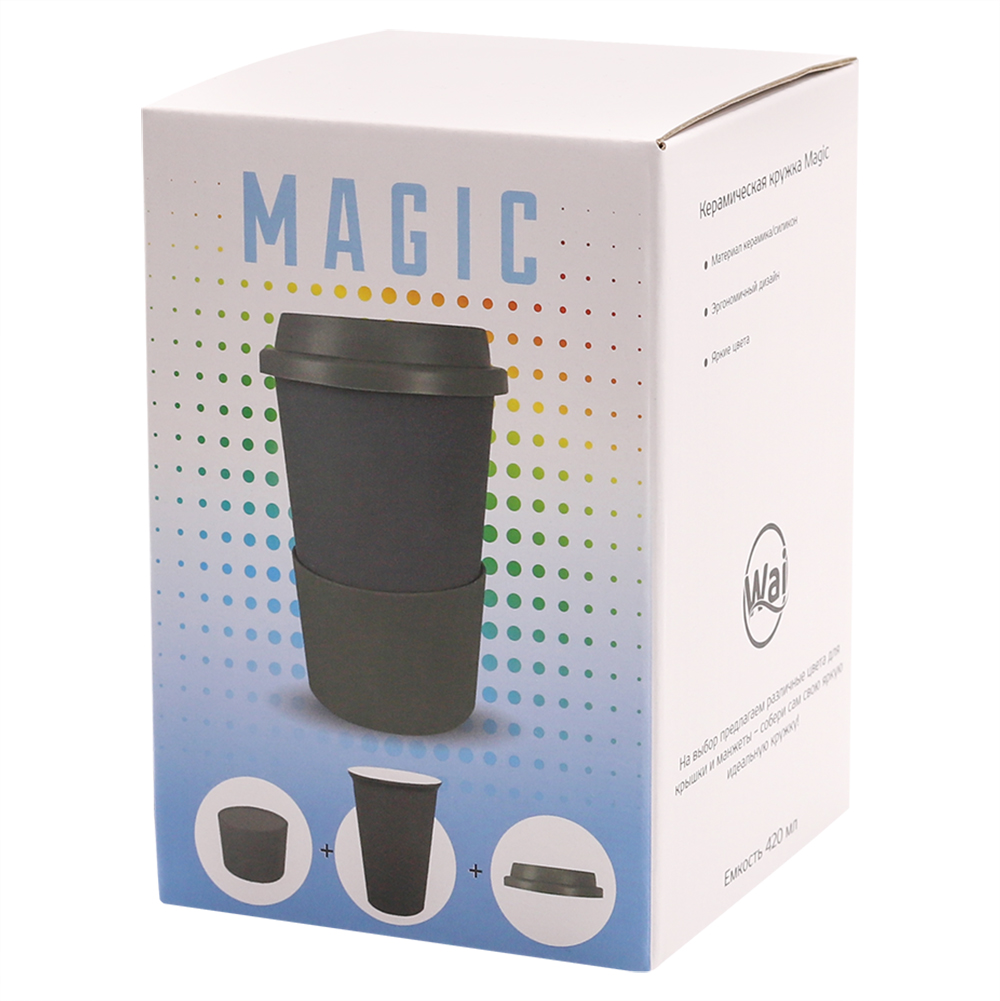Кружка Magic To Go, Белый/жёлтый-1
