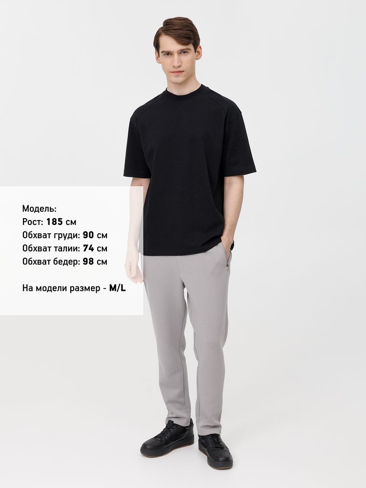 Футболка оверсайз унисекс Sideline, черная-9