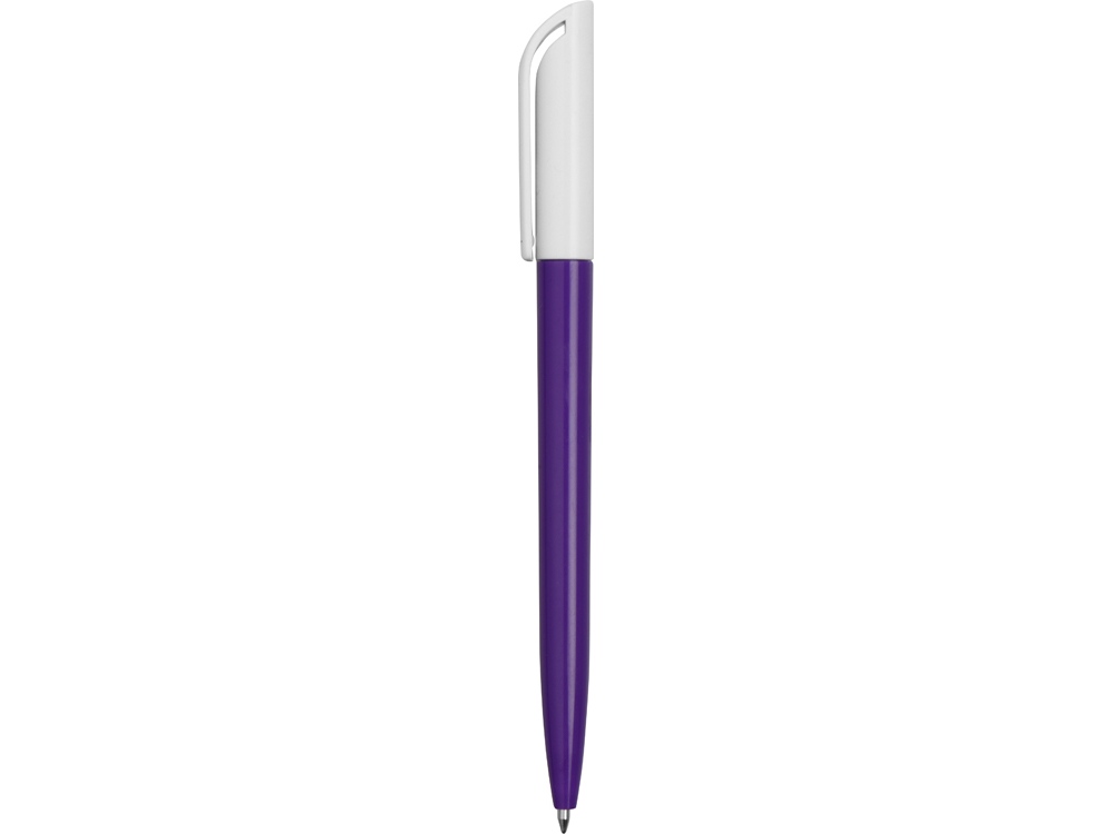 Ручка пластиковая шариковая Миллениум Color BRL, фиолетовый/белый-2