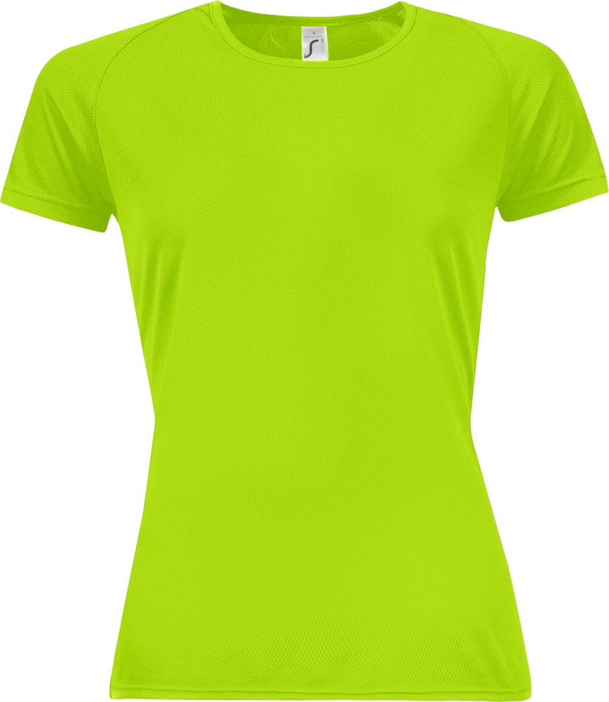 Футболка женская Sporty Women 140, зеленый неон-0