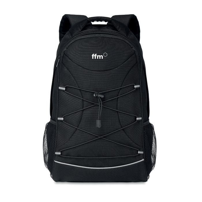 Рюкзак 600D из RPET, черный-7