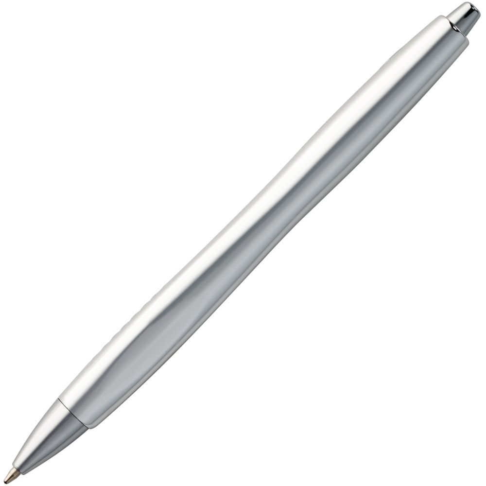 Ручка шариковая Barracuda, серебристая-2