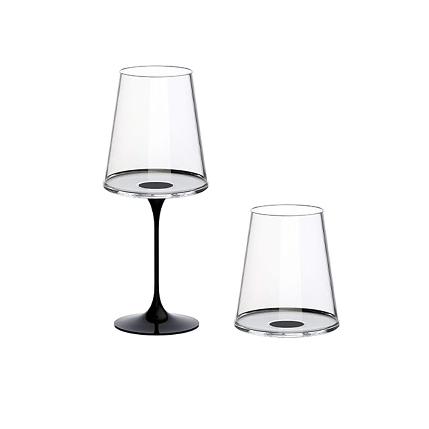 Хрустальный бокал для красного вина на магните Trebonn SplitGlass, 2 шт, 450 мл-2