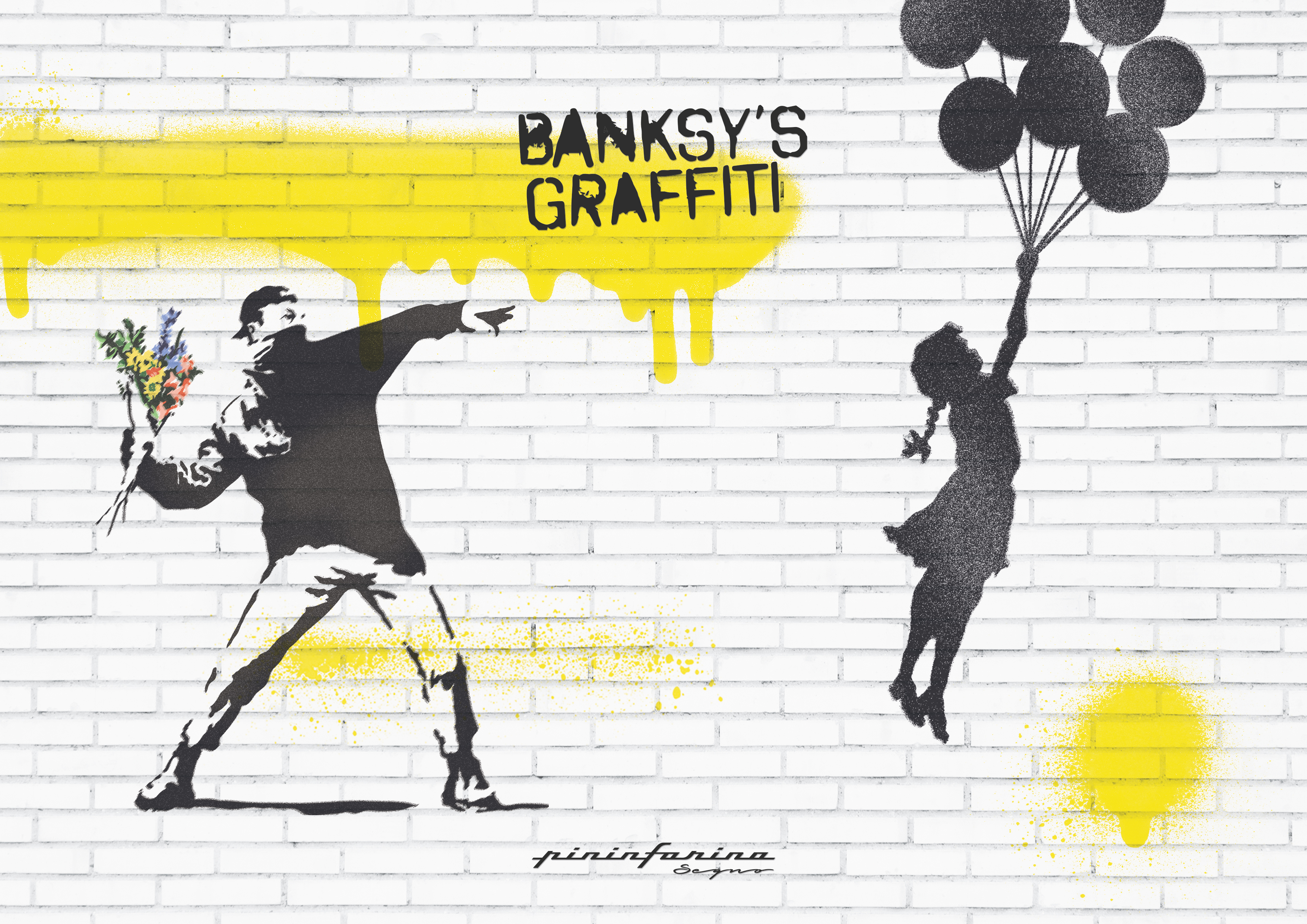 Тетрадь Pininfarina Stone Paper Banksy Улетающая девочка 14х21см каменная бумага, 64 листа, линованная-8
