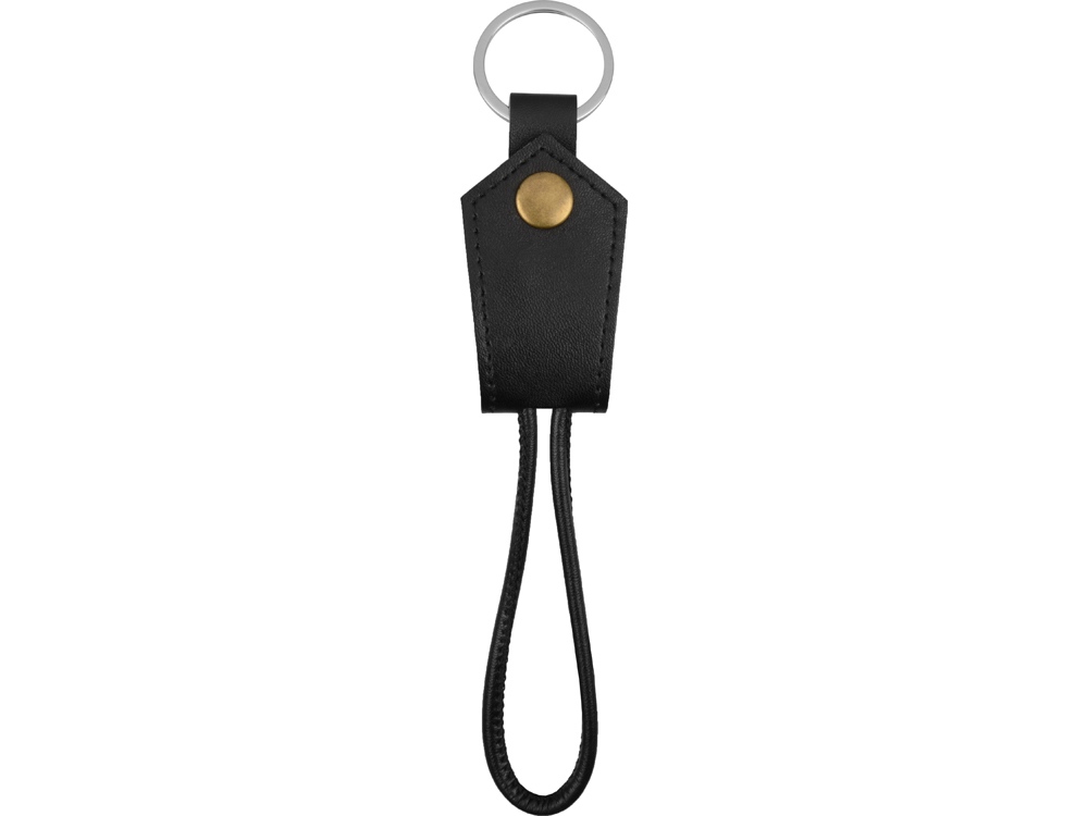 Кабель-брелок USB-Lightning Pelle, черный-4