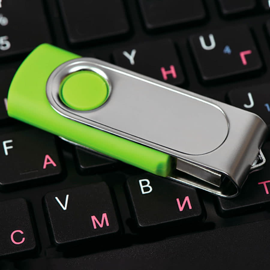 USB flash-карта "Dropex" (8Гб), белый, серебристый-4