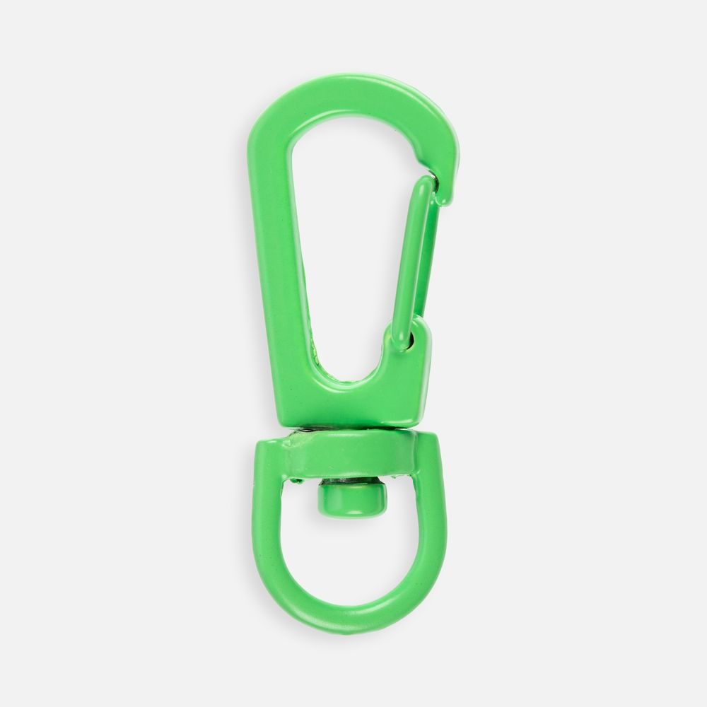 Застежка-карабин Snap Hook, S, зеленый неон-1
