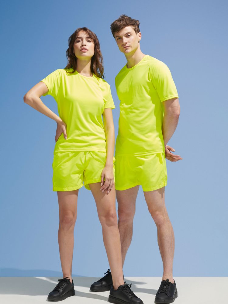 Футболка унисекс Sporty 140, бирюзовая-3