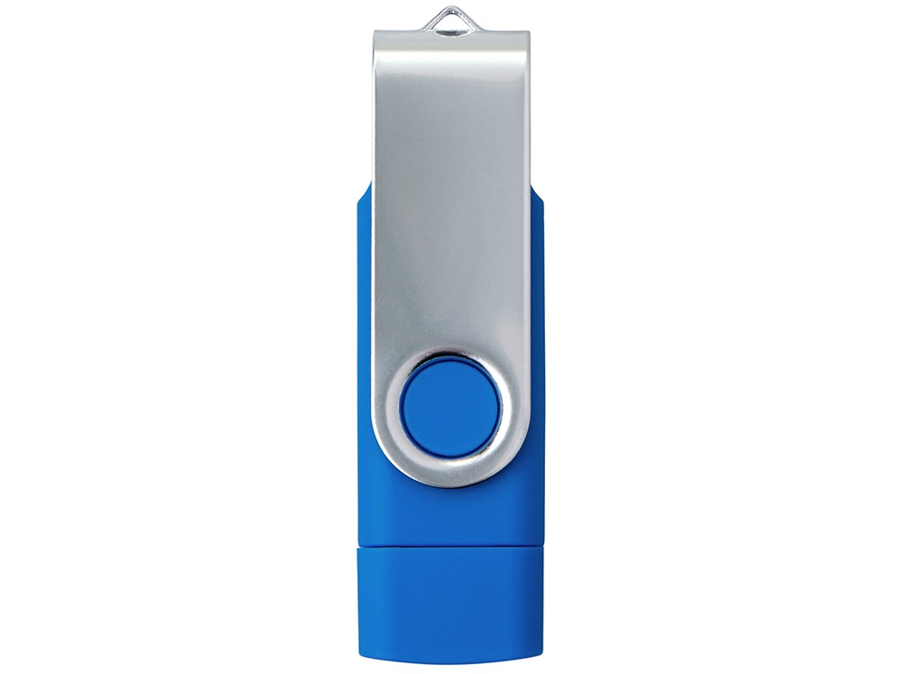 USB3.0/USB Type-C флешка на 16 Гб Квебек C, синий-2
