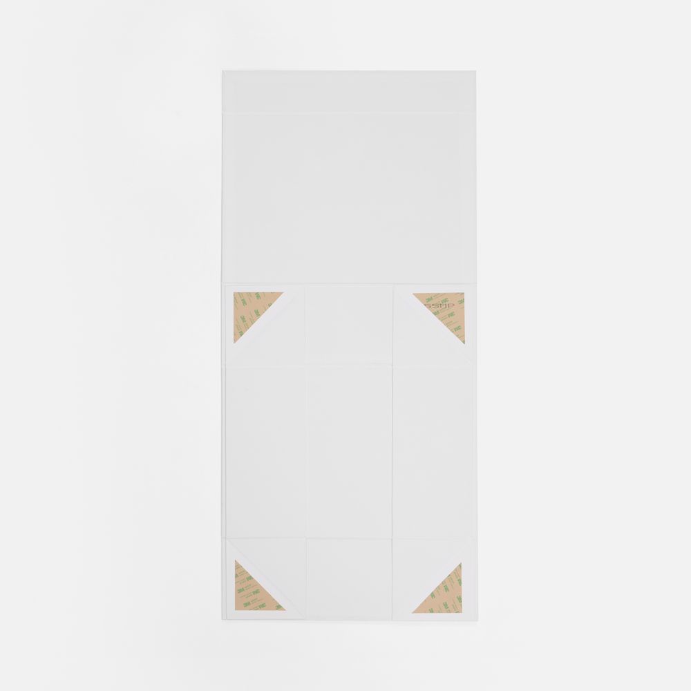 Коробка складная Quadra Fold, белая-3