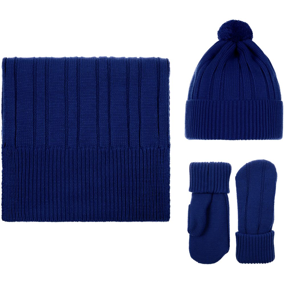 Шапка Knit Beat, темно-синяя-2
