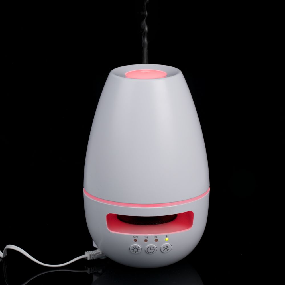 Увлажнитель с колонкой и подсветкой tuneMist, белый-1