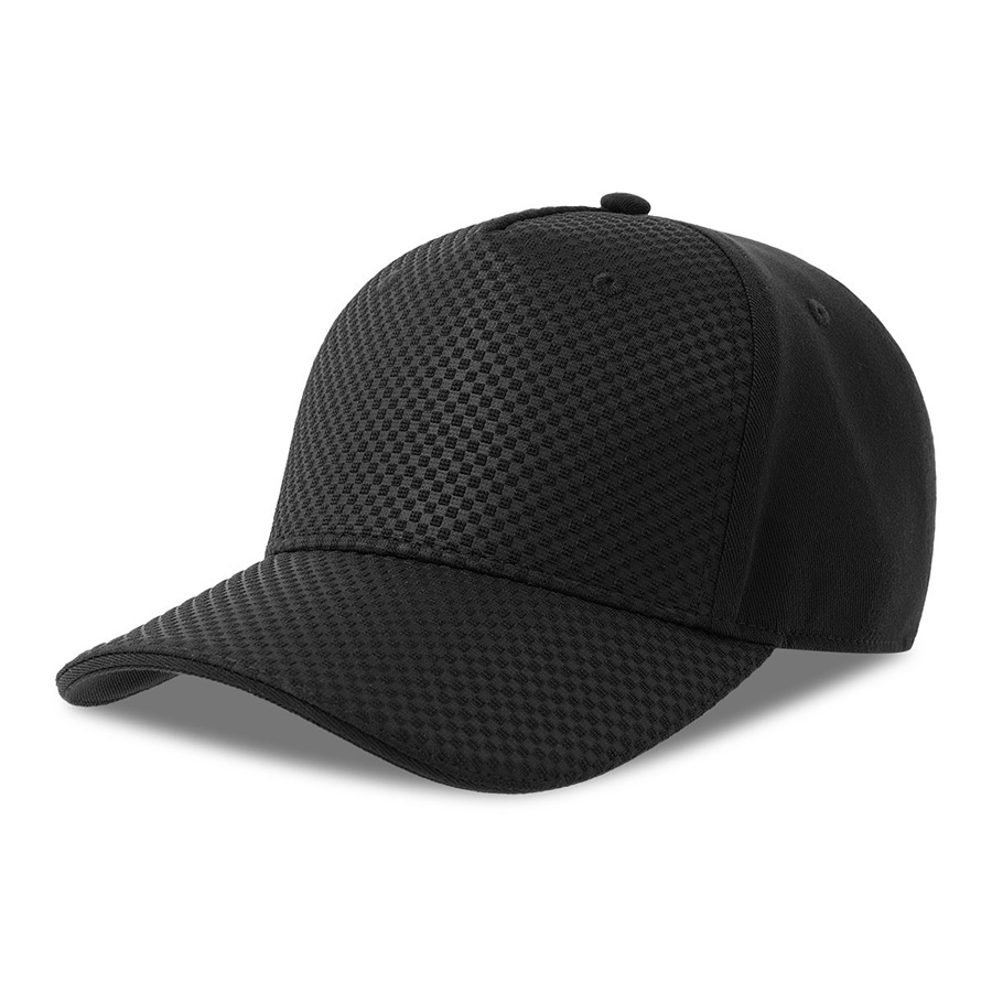 Бейсболка GEAR-S, 5 клиньев, застёжка на липучке, черный-0