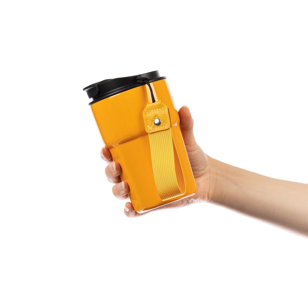 Термостакан Freshbrew, оранжевый-5