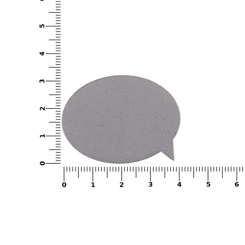 Наклейка тканевая Lunga Bubble, M, серая-2