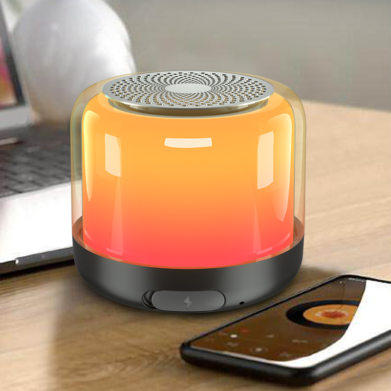 Колонка беспроводная MyTone Light Sound со светомузыкой, Черный-1