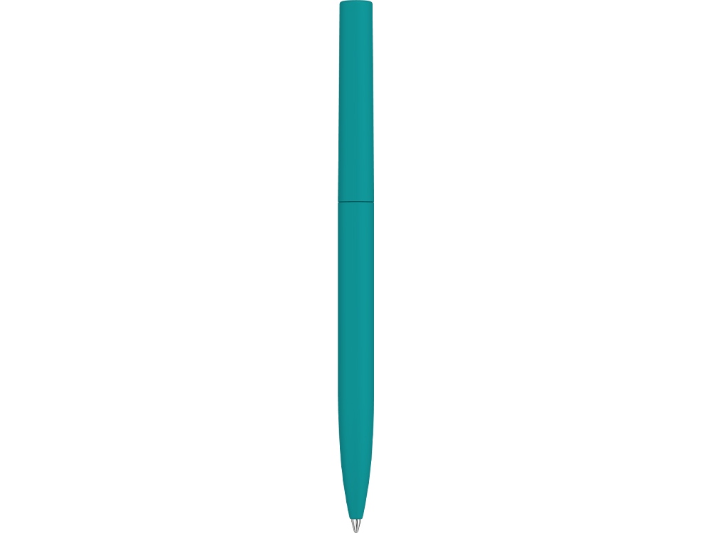 Шариковая ручка  Bright F Gum soft-touch, бирюзовый-3