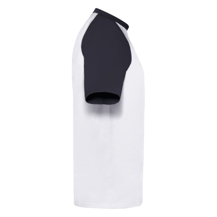 Футболка мужская SHORT SLEEVE BASEBALL T 160, темно-синий, белый-2
