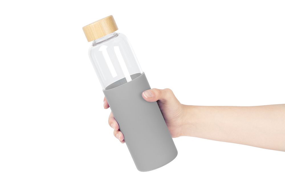 Бутылка для воды Onflow, серая-5