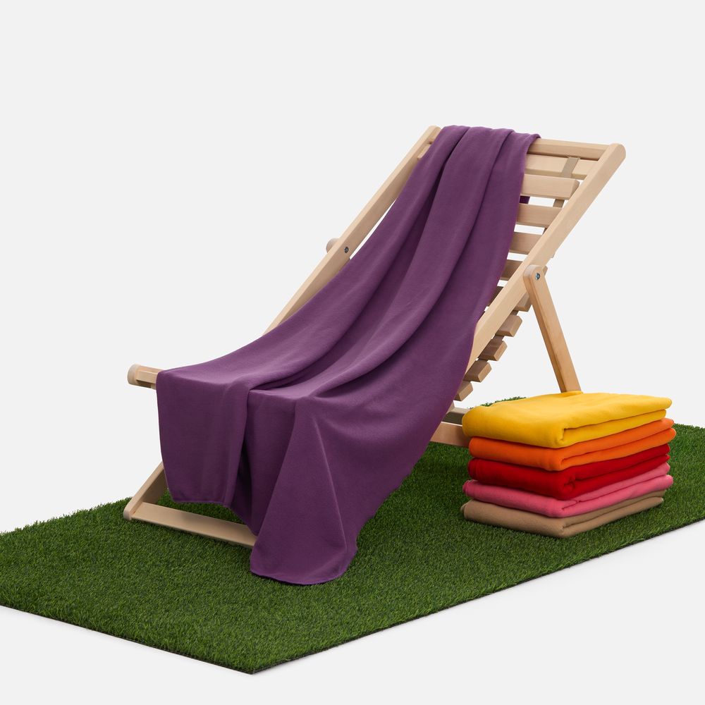 Флисовый плед Warm&Peace XL, фиолетовый-3