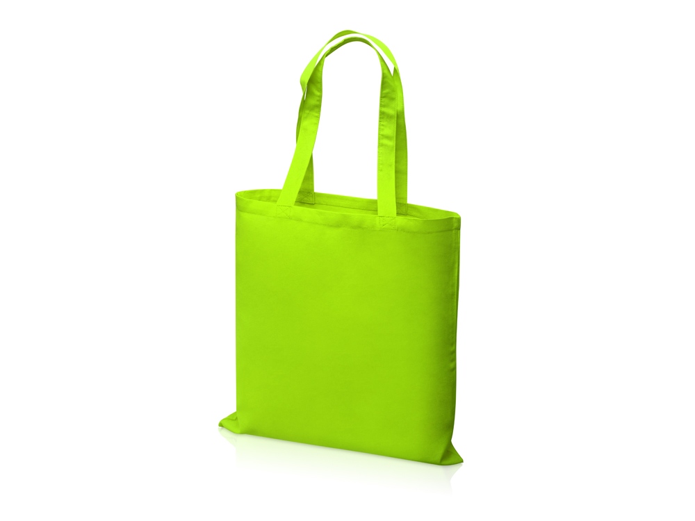 Сумка для шопинга Carryme 140 хлопковая, 140 г/м2, зеленое яблоко-1