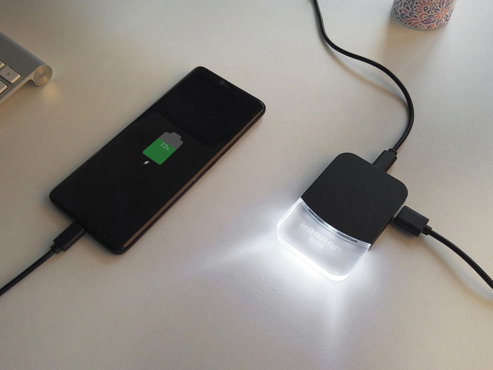 USB хаб Mini iLO Hub, черный-5