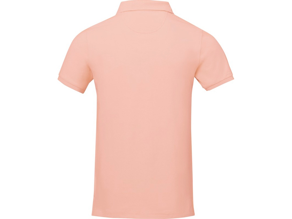 Calgary мужская футболка-поло с коротким рукавом, pale blush pink-2
