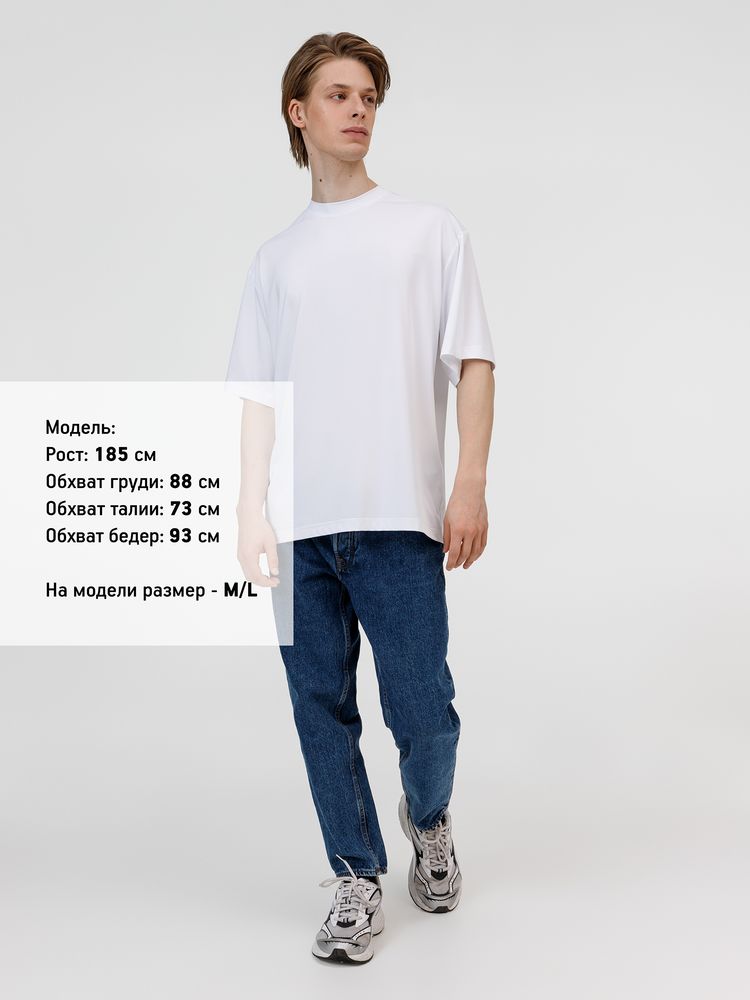 Футболка из бифлекса Morfiss, белая-3